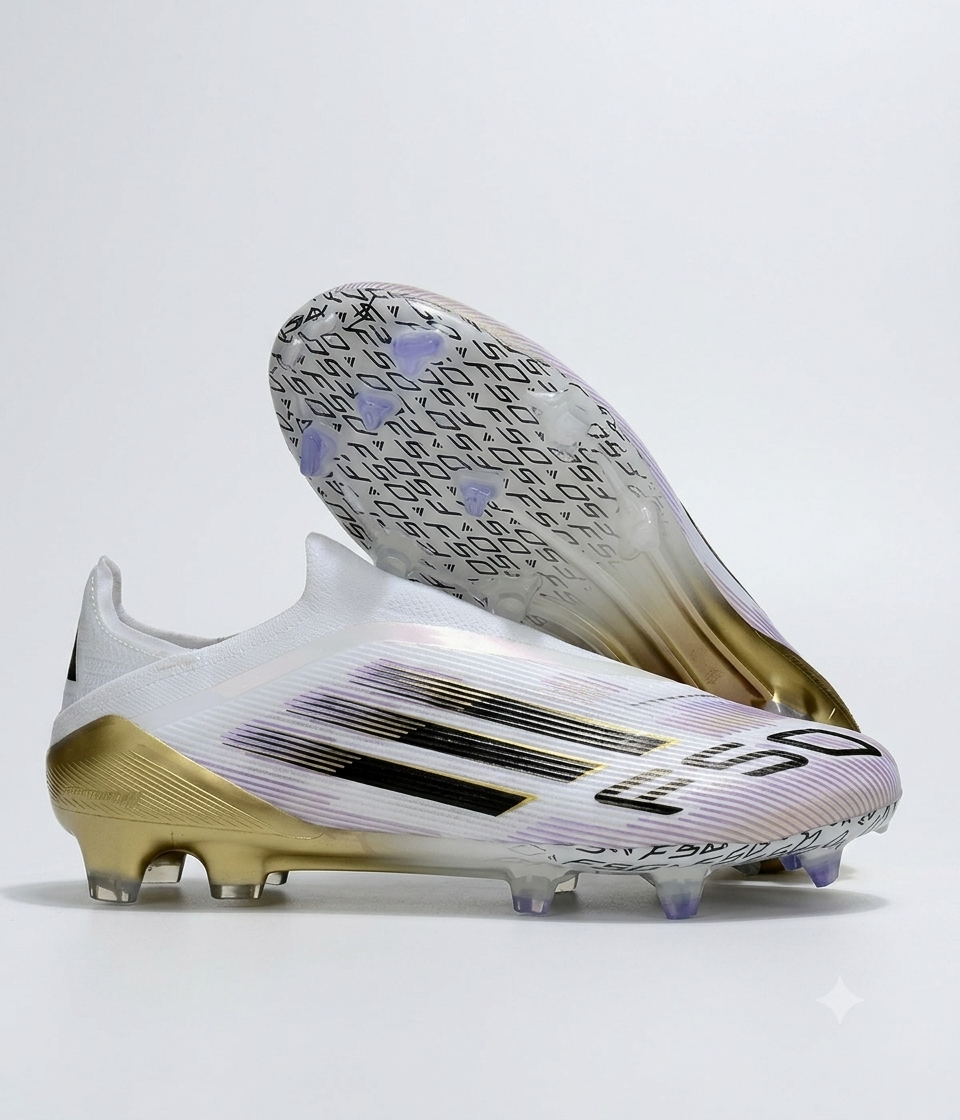 Crampon F50 2026 - Blanc/Or Prestige